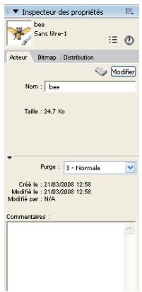 ADOBE DIRECTOR 11 - Affichage et définition des propriétés des acteurs - 1
