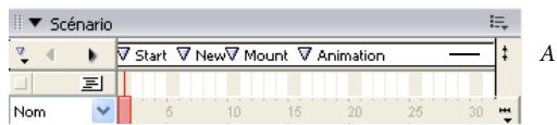 ADOBE DIRECTOR 11 - Afficher ou masquer les pistes d'effets - 1