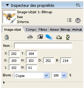 ADOBE DIRECTOR 11 - Régler le degré d'opacité - 1