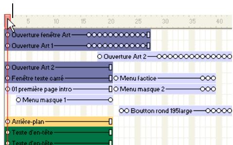 ADOBE DIRECTOR 11 - Sélection, modification et ajout d'images dans le scénario - 1