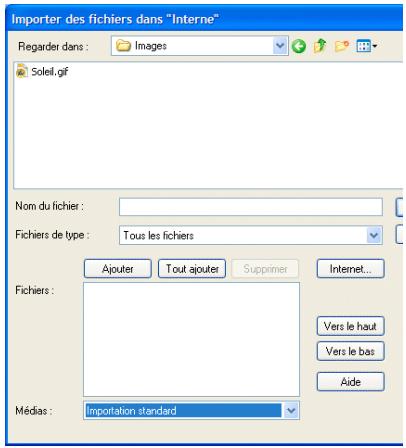ADOBE DIRECTOR 11 - Importation d'acteurs - 1