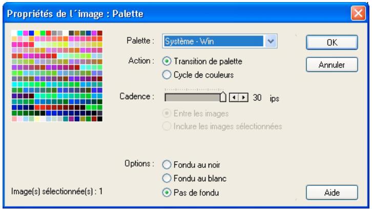 ADOBE DIRECTOR 11 - Spécifier une palette - 2