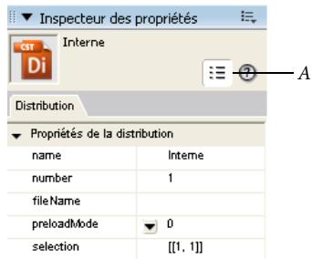 ADOBE DIRECTOR 11 - Passer d'un affichage sous forme de liste à un affichage graphique et vice versa - 1