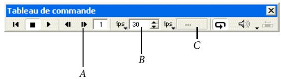 ADOBE DIRECTOR 11 - Comparaison de la vitesse réelle et des cadences - 1