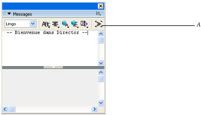 ADOBE DIRECTOR 11 - Passer du mode standard au mode de suivi et vice versa - 1