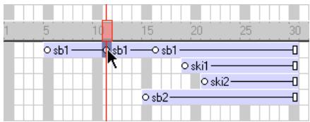 ADOBE DIRECTOR 11 - Sélectionner une image-clé - 1