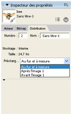 ADOBE DIRECTOR 11 - Modification des propriétés des distributions - 1