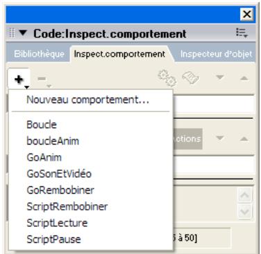 ADOBE DIRECTOR 11 - Associer des comportements qui ont déjà été copiés dans une distribution - 1