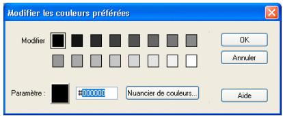 ADOBE DIRECTOR 11 - Modifier vos couleurs préférées dans le menu Couleur - 1