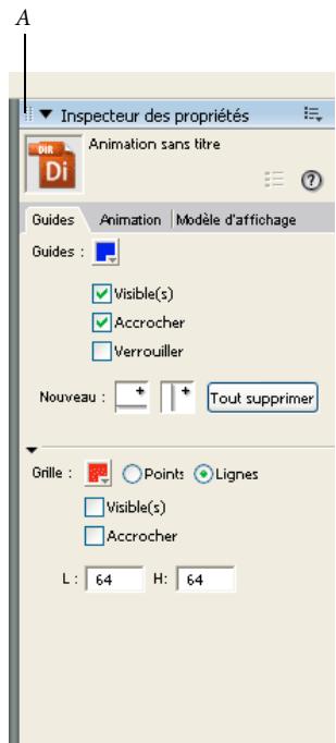 ADOBE DIRECTOR 11 - Ancrage des groupes de volets - 1