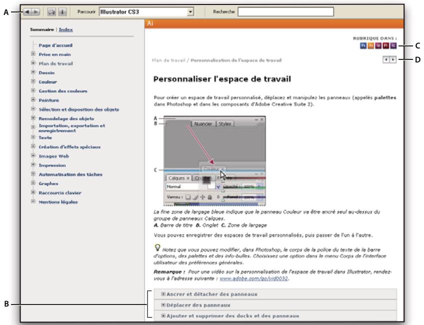 ADOBE DREAMWEAVER CS3 - Utilisation du module d'aide du produit - 2