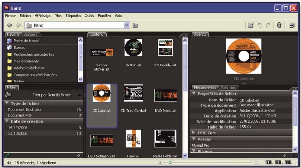 ADOBE DREAMWEAVER CS3 - Accueil Bridge - 1
