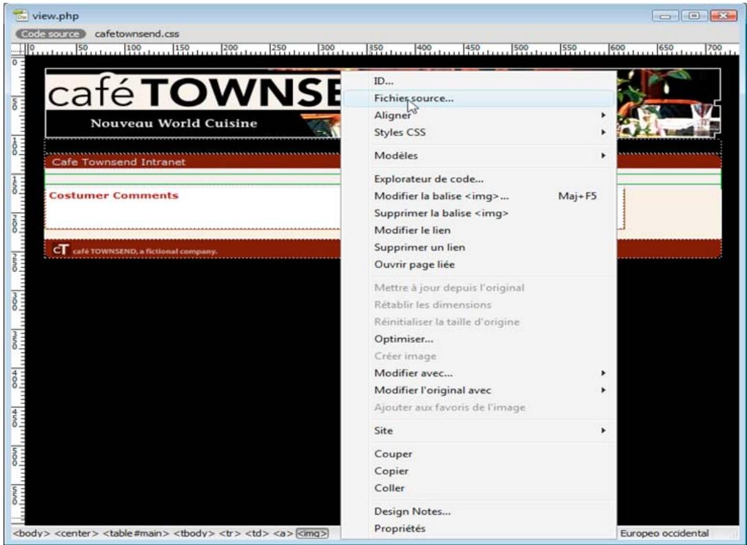 ADOBE DREAMWEAVER CS5 - Utilisation des menus contextuels - 1
