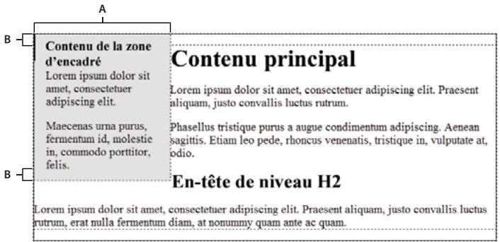 ADOBE DREAMWEAVER CS5 - A propos de la structure de mise en page CSS - 3