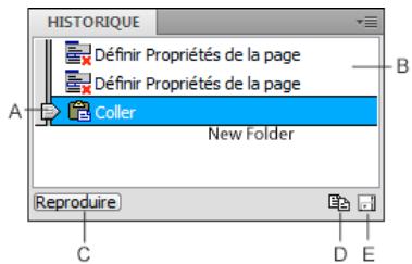 ADOBE DREAMWEAVER CS5 - Utilisation du panneau Historique - 1