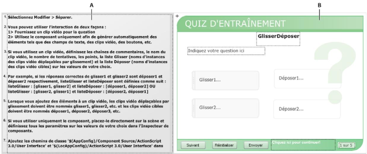 ADOBE ELEARNING SUITE 6 - Interactions d'apprentissage Flash - 1