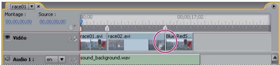 ADOBE ENCORE CS4 - Suppression de clips video ou audio d'un montage - 3