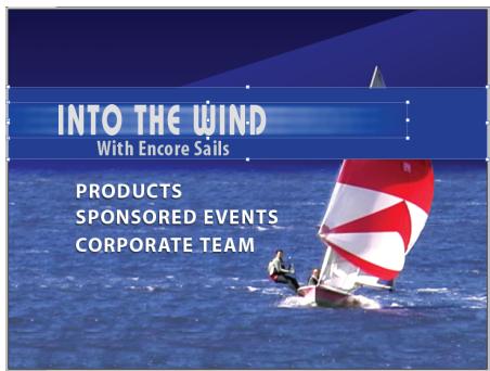 ADOBE ENCORE CS4 - Modification de l'ordre de superposition des objets du menu - 1