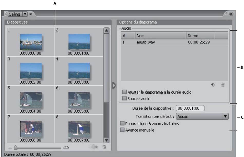 ADOBE ENCORE CS4 - A propos des diaporamas - 2