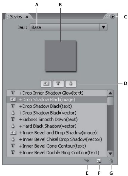 ADOBE ENCORE CS4 - A propos des styles prédéfinis - 1