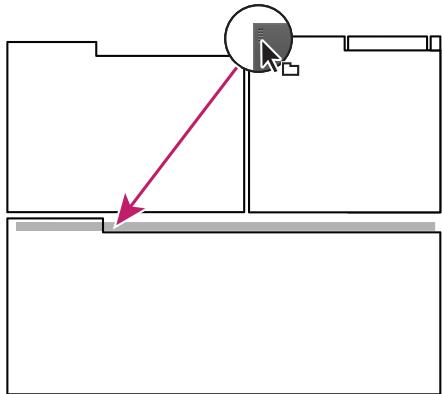 ADOBE ENCORE CS4 - Ancrage ou regroupement de panneaux - 1