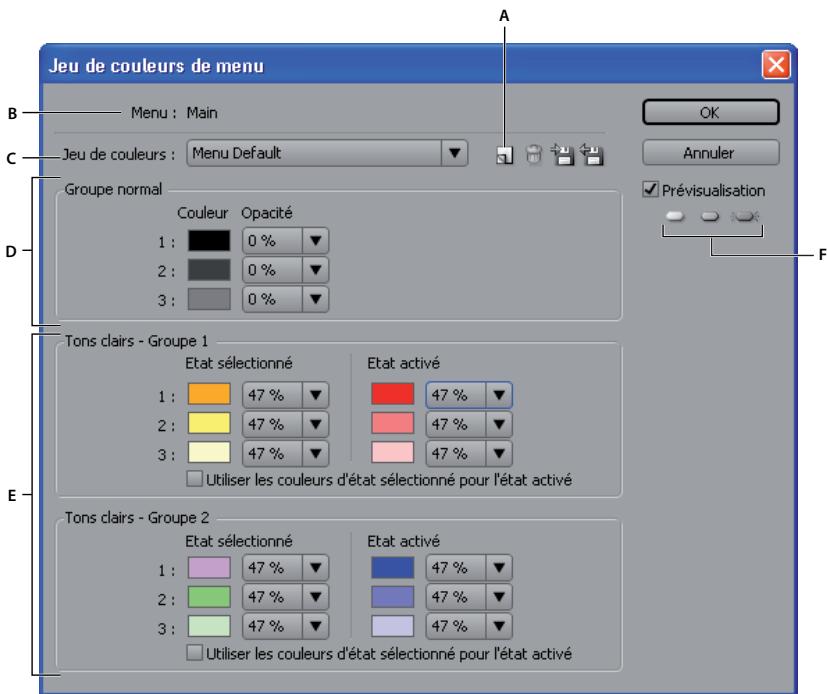 ADOBE ENCORE CS4 - A propos des yeux de couleurs pour les menus - 1
