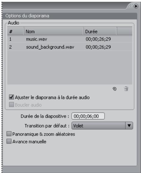 ADOBE ENCORE CS4 - Ajout d'audio à des diaporamas - 1