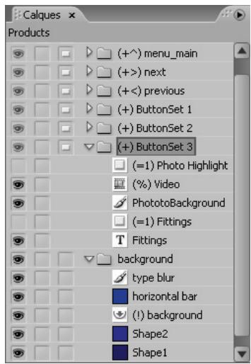 ADOBE ENCORE CS4 - Prefixes des noms de calques pour les menus - 3