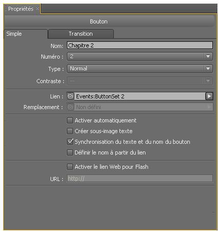 ADOBE ENCORE CS5 - Attribution d'un nom aux menus et aux boutons - 2