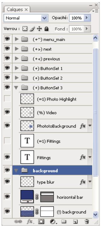 ADOBE ENCORE CS5 - Préfixes des noms de calques pour les menus - 1