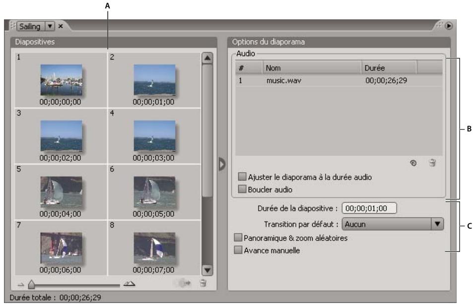 ADOBE ENCORE CS5 - A propos des diaporamas - 2