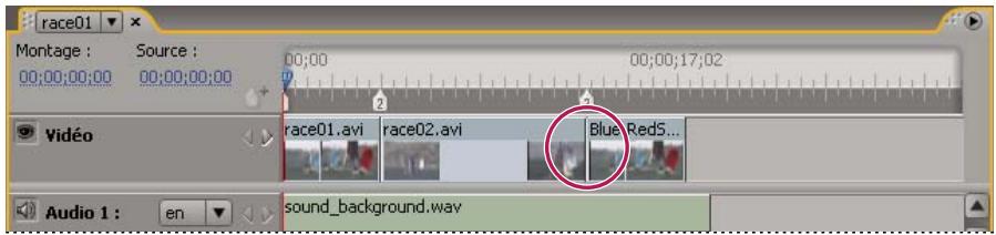 ADOBE ENCORE CS5 - Suppression de clips vidéo ou audio d'un montage - 3