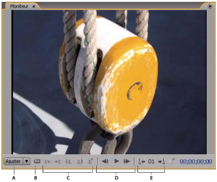 ADOBE ENCORE CS5 - Présentation du panneau Moniteur - 1