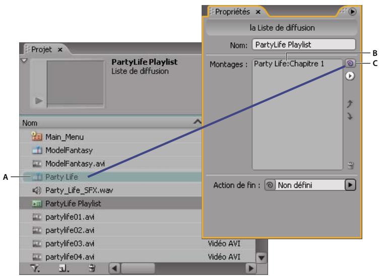 ADOBE ENCORE CS5 - Listes de diffusion - 1