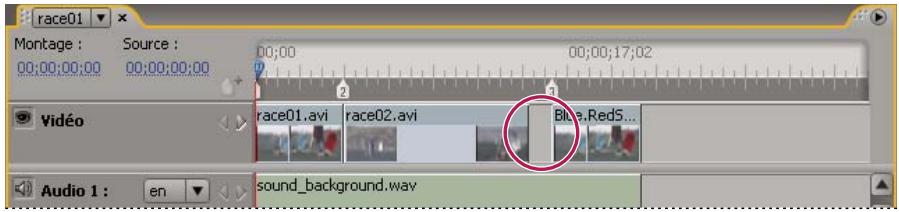 ADOBE ENCORE CS5 - Suppression de clips vidéo ou audio d'un montage - 2