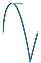 ADOBE FIREWORKS CS5 - Conversion d'un point de courbe en point d'angle - 2