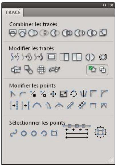 ADOBE FIREWORKS CS5 - Retouche de tracés à l'aide du panneau Tracé - 1