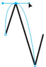 ADOBE FIREWORKS CS5 - Conversion d'un point d'angle en point de courbe - 1