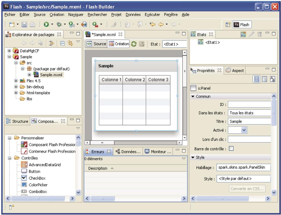 ADOBE FLASH BUILDER 4.6 - Perspective Développement Flash - 1