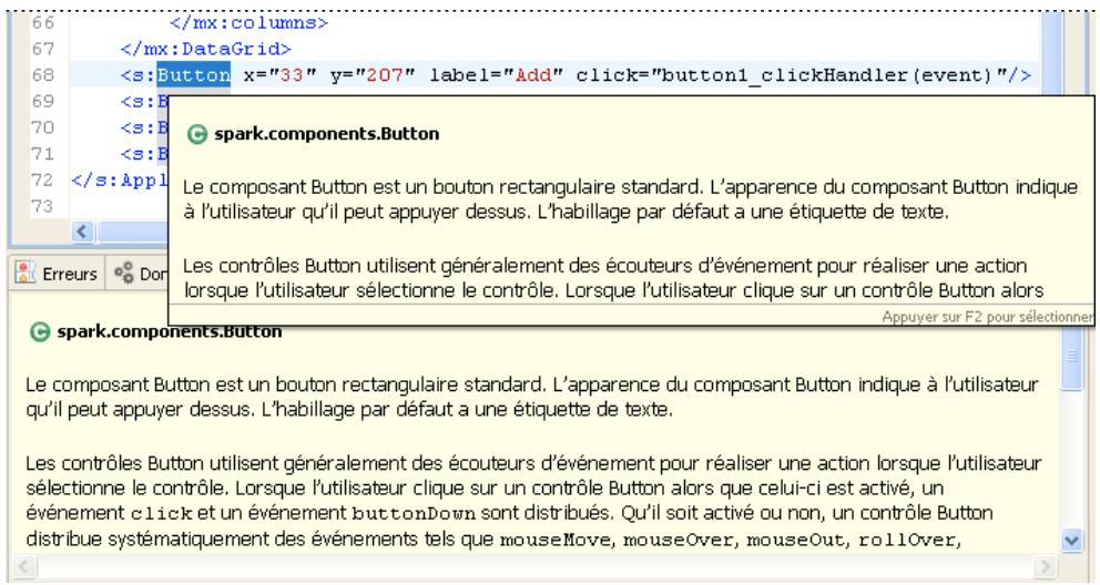 ADOBE FLASH BUILDER 4.7 - Vue ASDoc - 1