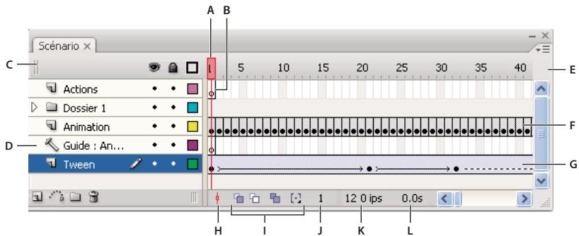 ADOBE FLASH CS3 - A propos du scenario - 1