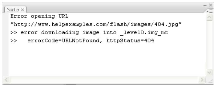 ADOBE FLASH CS3 - Utilisation de l'instruction trace - 1