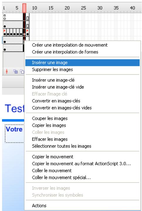 ADOBE FLASH CS3 - Ajout d'interactions de formation à un modele de tests - 1