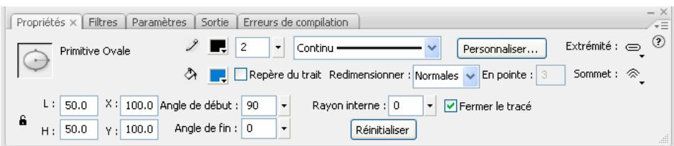 ADOBE FLASH CS3 - Dessin d'ovales primitifs - 1