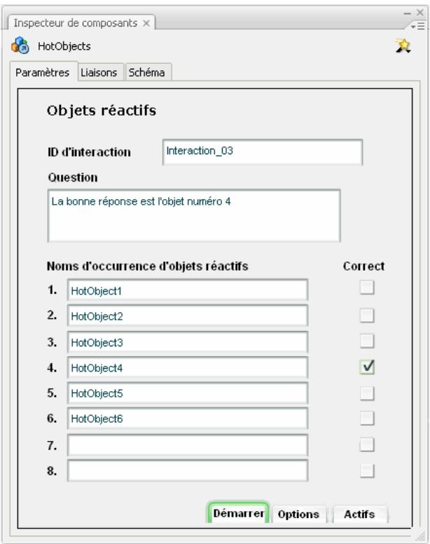ADOBE FLASH CS3 - Configuration d'une interaction Obj réactif - 1