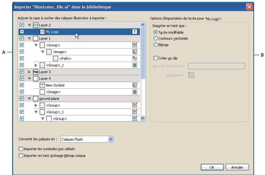 ADOBE FLASH CS3 - Importation de fichiers Adobe Illustrator - 1