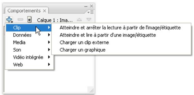 ADOBE FLASH CS3 - Présentation des comportements - 1