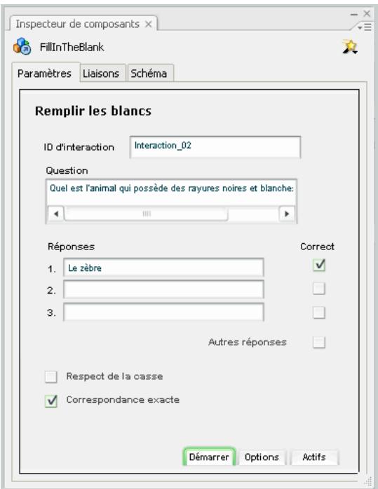 ADOBE FLASH CS3 - Configuration d'une interaction Champ vierge - 1