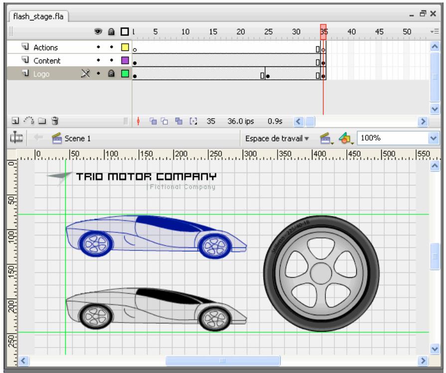 ADOBE FLASH CS3 - Utilisation de la scène - 1