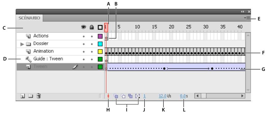 ADOBE FLASH CS4 - A propos du scenario - 1